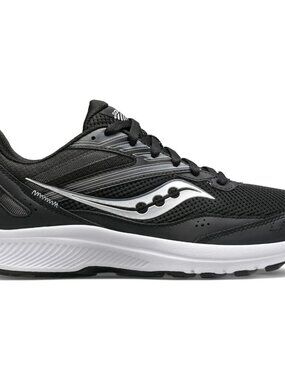 Saucony Cohesion 15 Running Shoes #S20701-05 Black Silver Athletic Men’s Sz 10